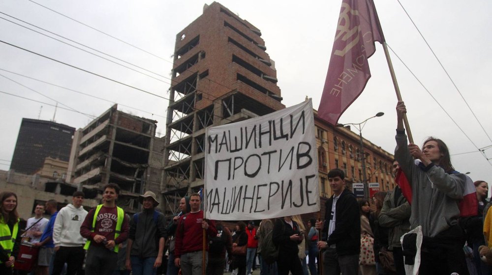 protest kod Generalštab
