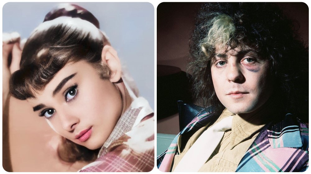 odri hepbern mark bolan