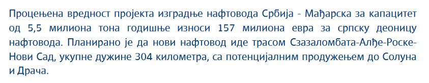 Da li bi povezivanje Srbije na rusku Družbu bila promašena investicija ili novi važan izvor snabdevanja nafte? 2 Da li bi povezivanje Srbije na rusku Družbu bila promašena investicija ili novi važan izvor snabdevanja nafte? 2