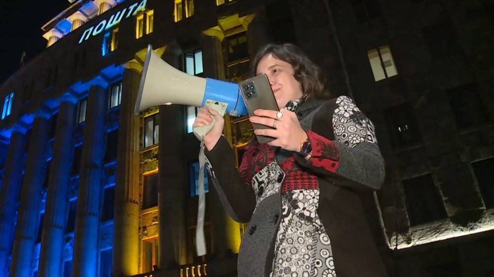 protest ispred pošte