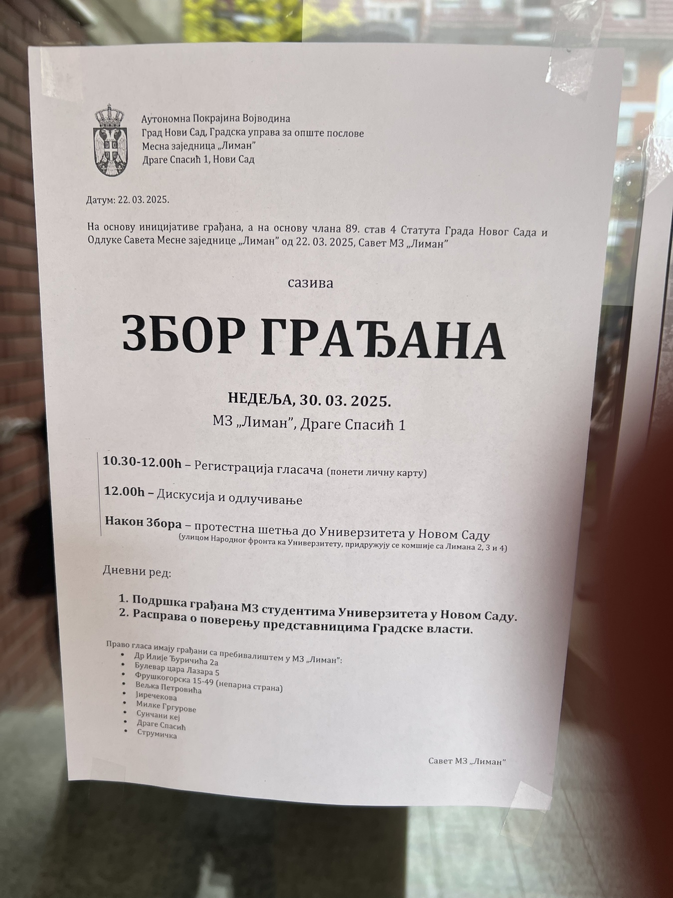 Iznuđena samoodbrana i zaboravljen suverenitet: Zborovi građana preplavili Novi Sad 4