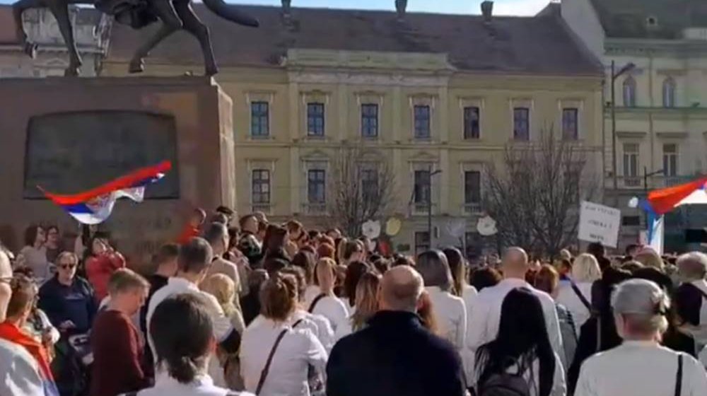 protest u Zrenjaninu