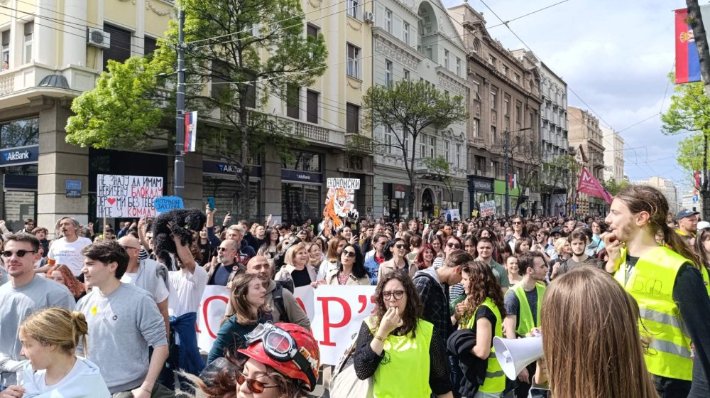 Stanovnici Batajnice organizovali skup podrške studentima u blokadi, zakazan i prvi batajnički zbor 1