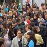 Održan protest ispred Ekonomskog fakulteta u Beogradu: Studenti protiv onlajn nastave 10