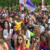 Valjevski gimnazijalci blokirali policijsku upravu 13