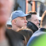 Zvonko Veselinović fotografisan na Vučićevom skupu kod Skupštine 7