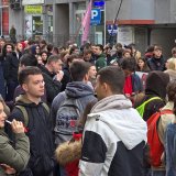 protest ispred PU "29. novembar"