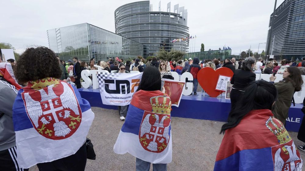 "Želim demokratsku Srbiju": Potpredsednica grupe socijalista i demokrata u Evropskom parlamentu podržala studente u Briselu 1