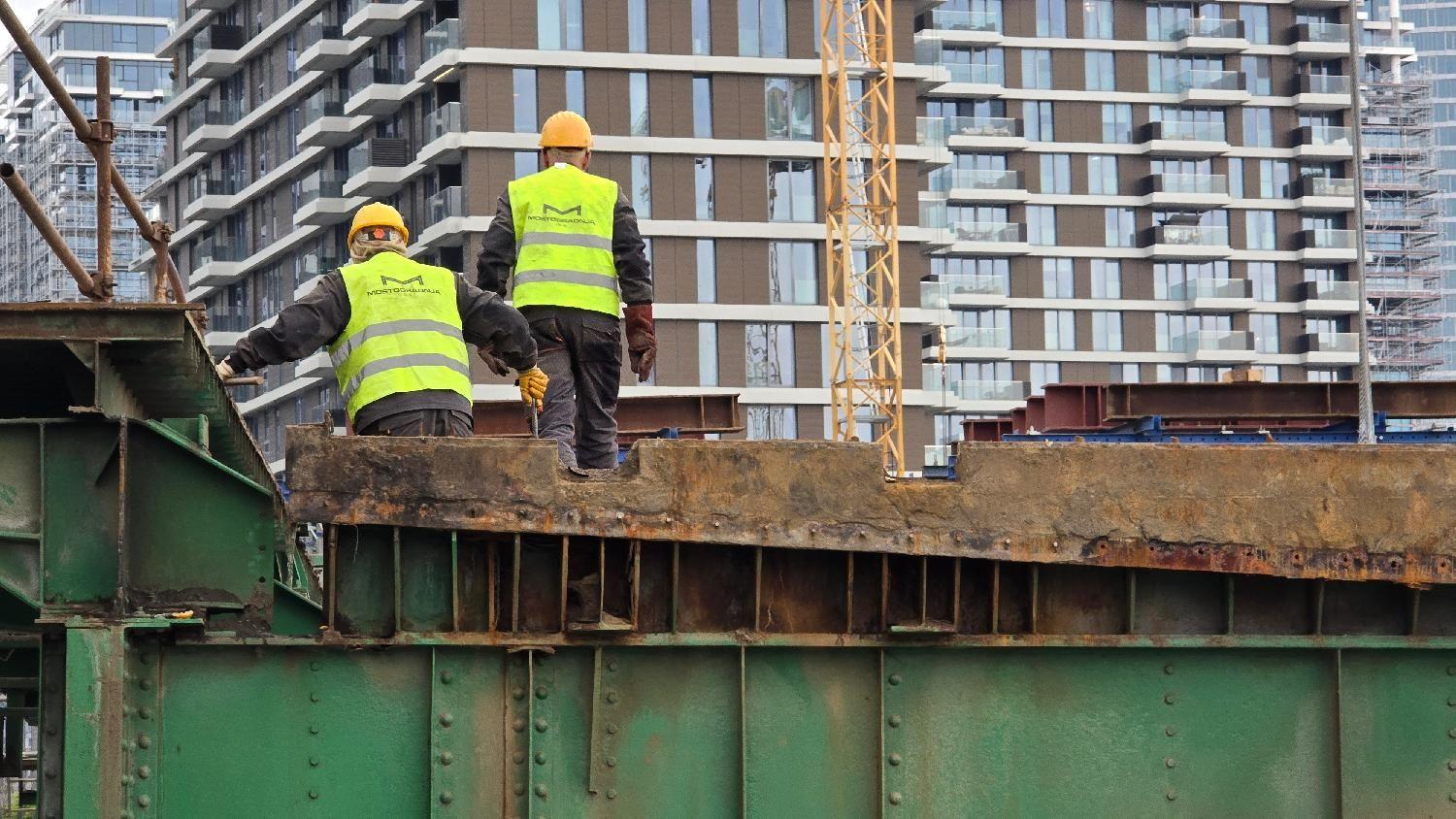 stari savski most, uklanjanje starog savskog mosta