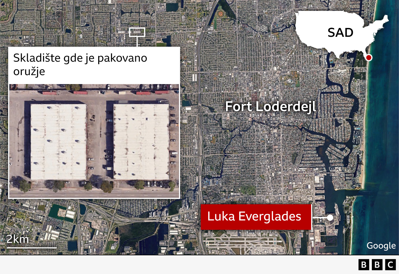 Krijumčarski raj: Kako američko oružje stiže na Haiti kojim haraju bande 3 Mapa