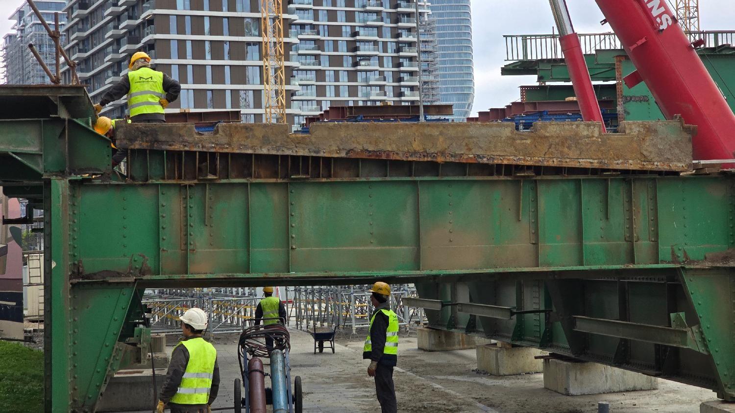stari savski most, uklanjanje starog savskog mosta