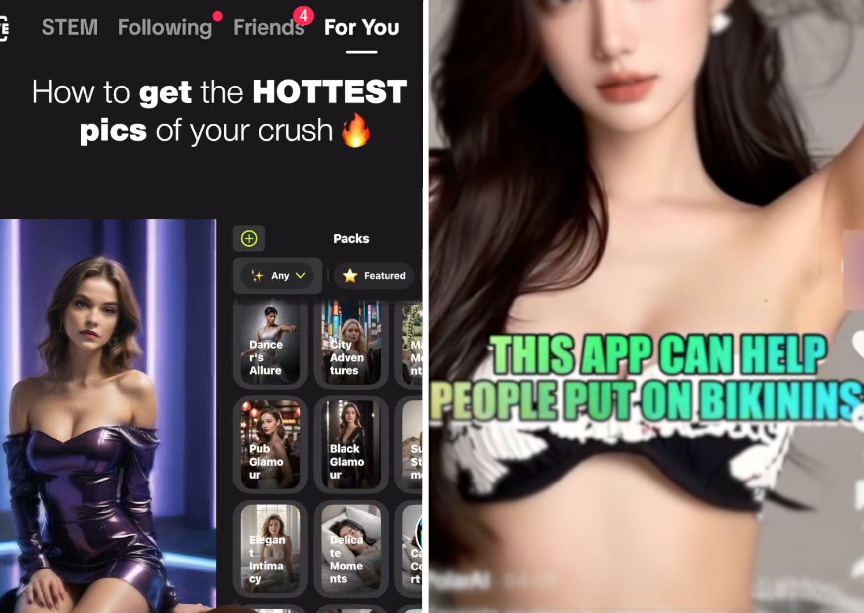 golotinja, gole žene, aplikacije za golotinju