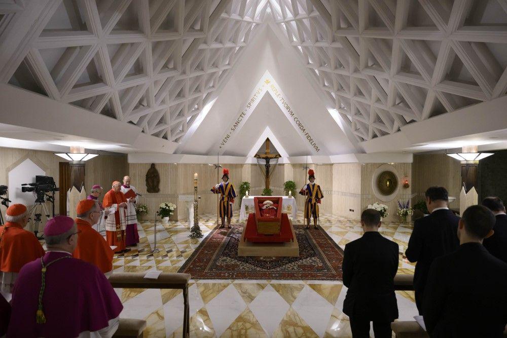 U fotografijama: Pripreme za sahranu pape Franje 3 papa franja