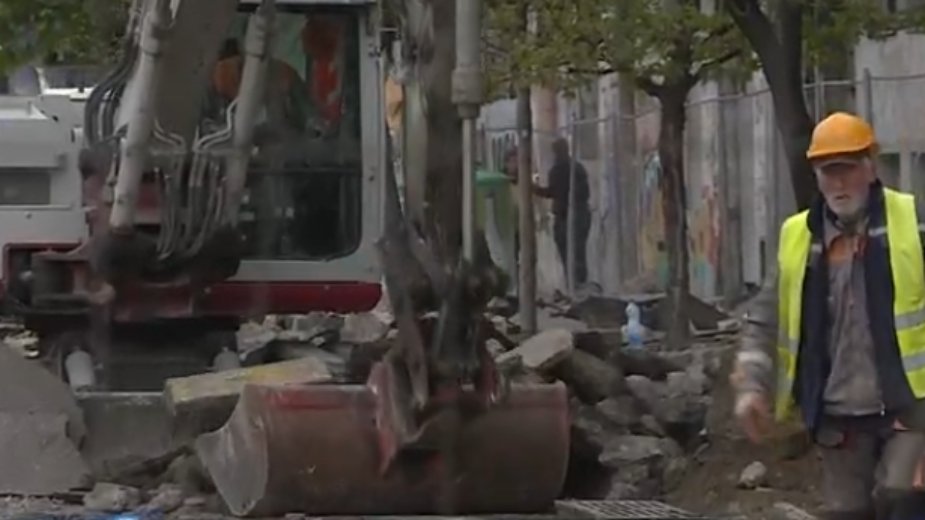 Radnici se vratili u bivšu Savsku ulicu, radi se deo od Savskog trga do Risanske 1