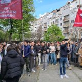 Protest u Prvoj beogradskog gimnaziji: Učenici u blokadi tvrde da trpe pritiske (FOTO) 3