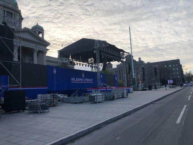 vučić, vučićev miting, sabor SNS, Pokret za narod i državu