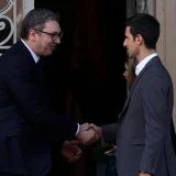 Aleksandar Vučić i Novak Đoković