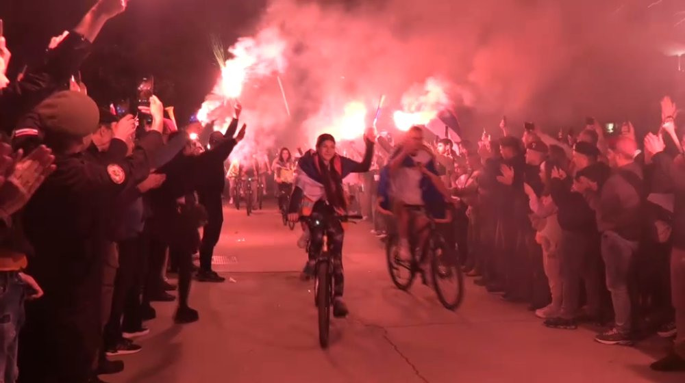 Studenti biciklisti i oni koji su pešačili stigli u Kraljevo 1