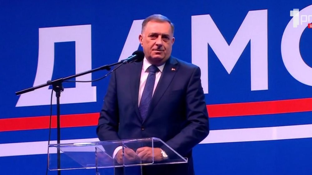 Milorad Dodik na skupu u Beogradu: Vučić jedini koji može da održi snažnu i jaku Srbiju 1