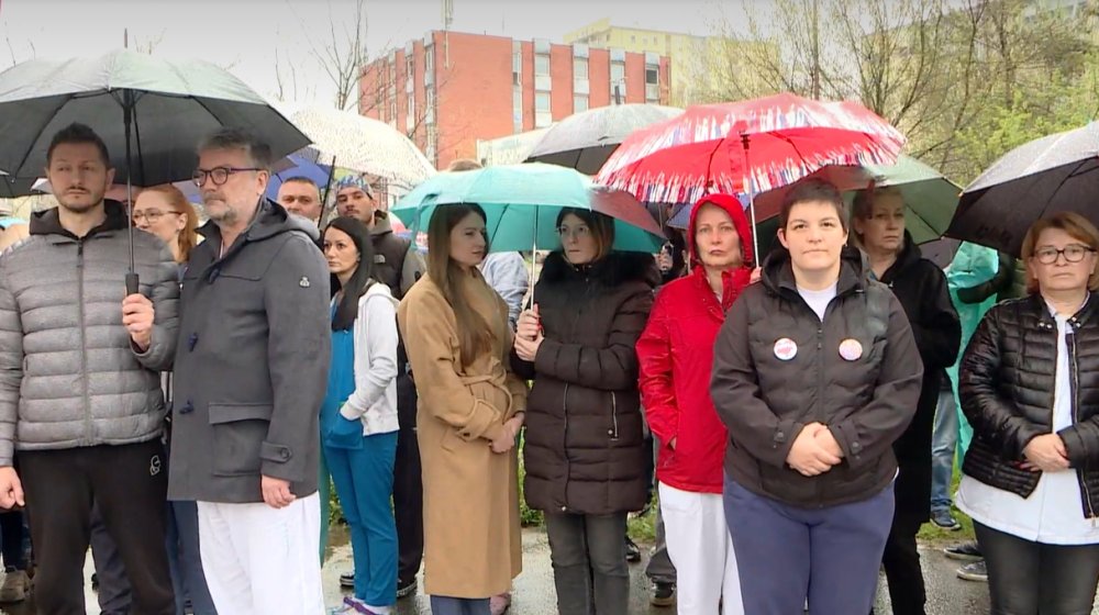 Medicinski radnici Valjeva podržali studente