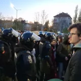 Novosadski studenti tokom noći blokirali GSP: Policija jutros uklonila blokadu (FOTO/VIDEO) 1
