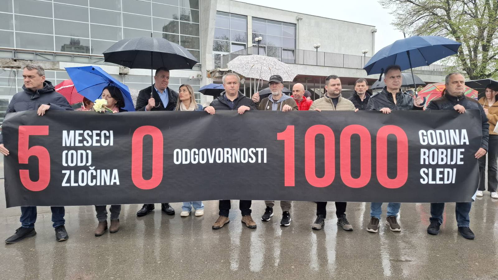 Obeleženo pet meseci od tragedije kod Železničke stanice u Novom Sadu: "Zločin bez odgovornosti i pravda na čekanju" 2