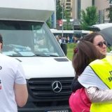 (VIDEO) Studenti maratonci koji trče do Brisela stigli u Maribor, dočekala ih dijaspora 5