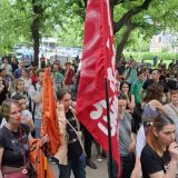 Kolona studenata i sindikata krenula ka Vladi Srbije iz Knez Mihailove ulice 11