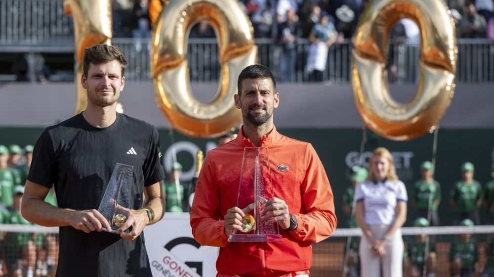 Hubert Hurkač i Novak Đoković