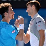 Fabio Fonjini i Novak Đoković