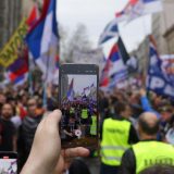 Studenti traže izbore na protestu u Beogradu 5