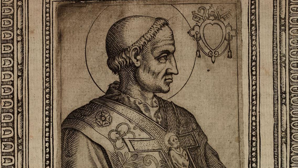 Kada i zašto je celibat postao obavezan za papu i ostalo sveštenstvo 2 Crno-beli nacrtani portret pape Hormizda