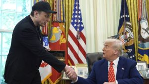 Ilon Mask i Donald Tramp