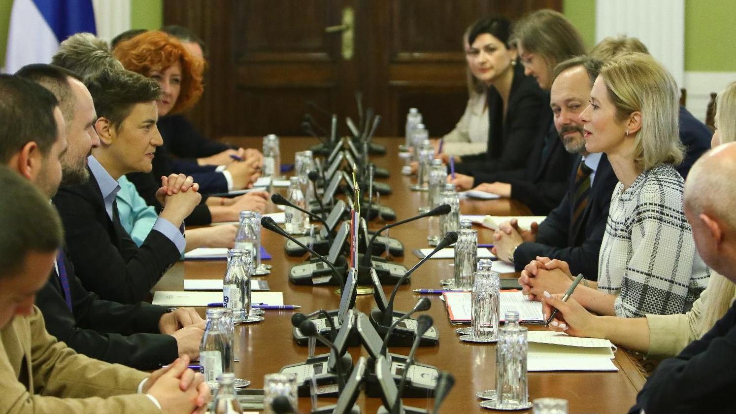 'Nema prečica u pristupanju EU': Kaja Kalas u prvoj zvaničnoj poseti Srbiji 2 Kaja Kalas sa predstavnicima vlasti