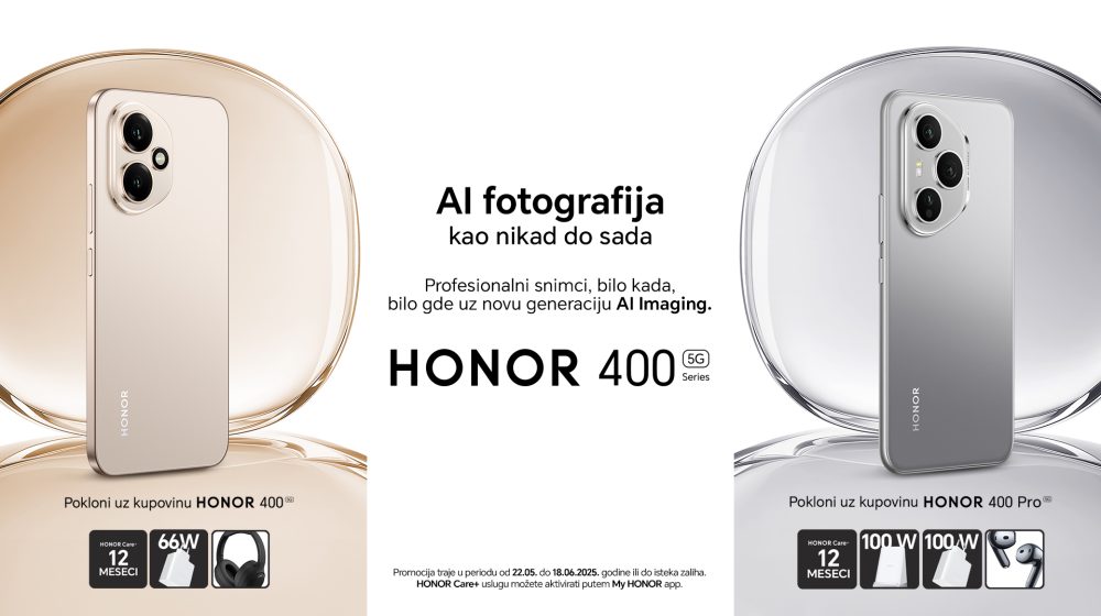 Počela prodaja HONOR 400 i HONOR 400 Pro u Srbiji – uz kupovinu stižu i vredni pokloni 1