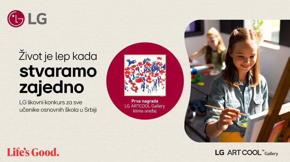 Kompanija LG i ove godine realizuje likovni konkurs za sve učenike osnovnih škola u Srbiji 1
