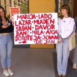 Protest za oslobađanje aktivista u zatvoru na Klisi, Palata pravde