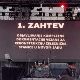 Počeo protest studenata u Šapcu odavanjem počasti nastradalima u Novom Sadu 1