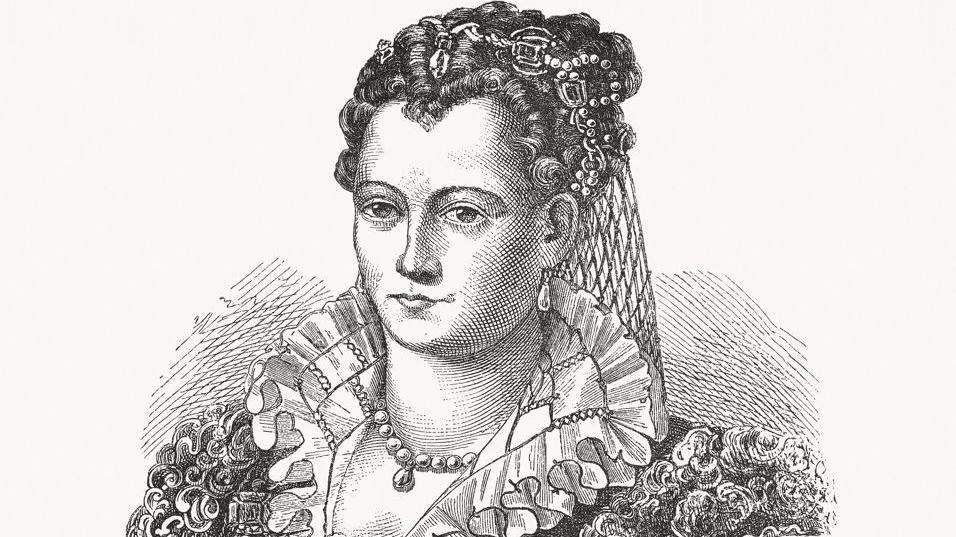 Kada i zašto je celibat postao obavezan za papu i ostalo sveštenstvo 6 Crno-beli crtež žene sa dignutom kosom u punđu za koju se pretpostavlja da je nepriznata kćerka pape Aleksandra VI