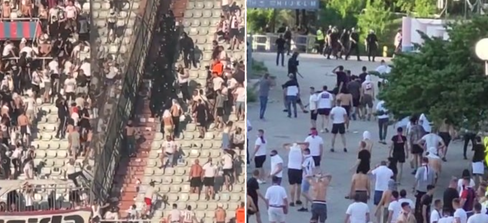 Navijačima Hajduka teško pao poraz od Dinama: Neredi na “Poljudu” i na ulicama Splita 1