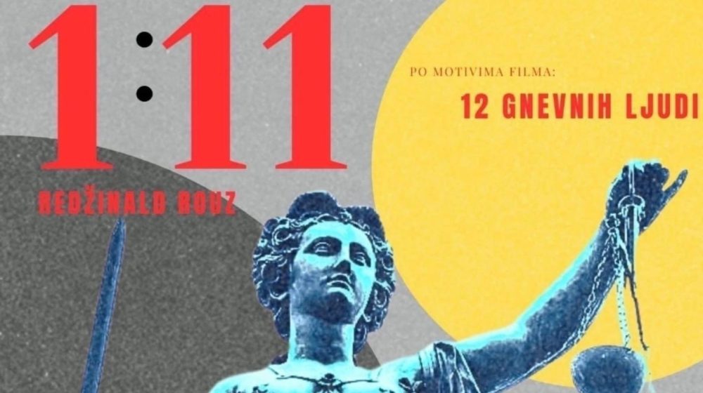 Adaptacija čuvenog filma “12 gnevnih ljudi”: Predstava "1:11" u Centru za kulturu "Vlada Divljan" 1