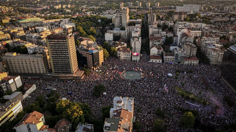 Studenti na Vidovdan okupili više ljudi nego naprednjaci u celoj Srbiji 1