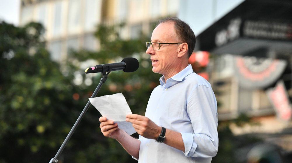 "Studenti su nas povezali": Ceo govor rektora Vladana Đokića na Vidovdanskom protestu 1