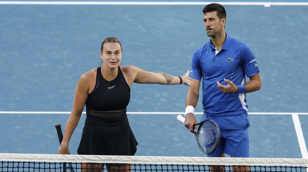 Novak Đoković i Arina Sabalenka