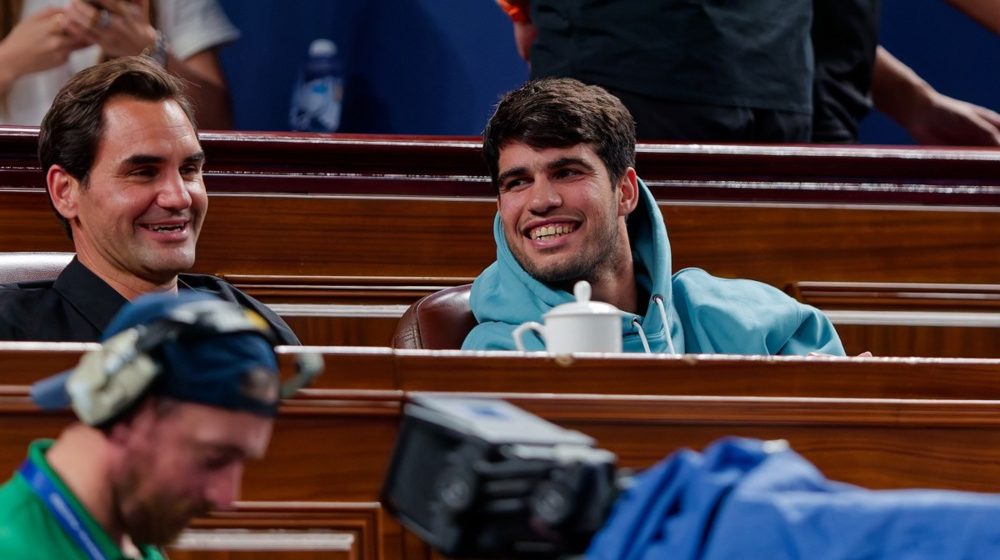 Rodžer Federer i Karlos Alkaraz