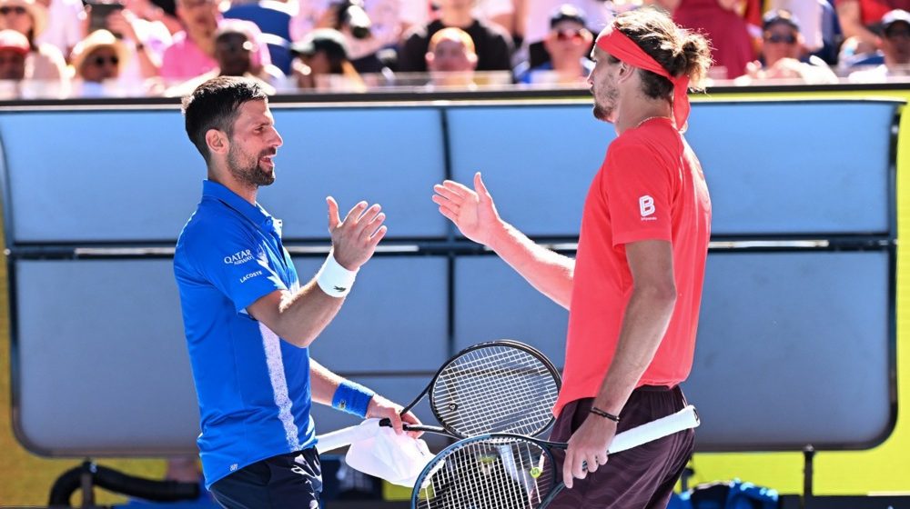 Novak Đokoivć i Aleksander Zverev