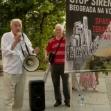 "Beograd na vodi se širi kao kancer": Protest građana koji žele da sačuvaju Terazijski park 3