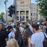 protest ispred Pravnog fakulteta