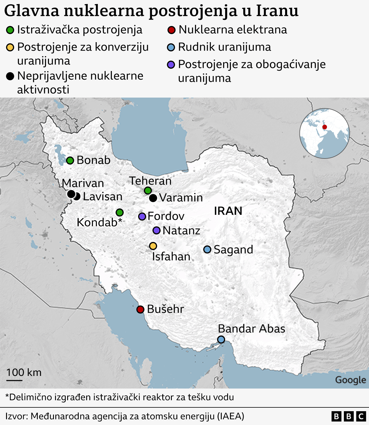 Amerika se uključila u rat, bombardovana iranska nuklearna postrojenja 3 nuklearna postrojenja u iranu