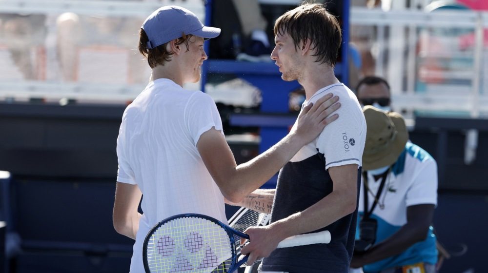 Janik Siner i Aleksander Bublik